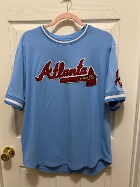 Atlanta Script Tee - Light Blue Team Jersey